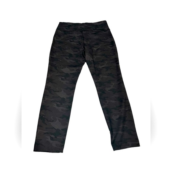 Nicole Miller Black Grey Camo Leggings High Rise Workout Size XL - Picture 2 of 3